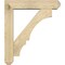 Ekena Millwork Balboa Craftsman Rough Sawn Bracket w/ Offset Brace, Douglas Fir, 6"W x 26"D x 30"H BKT0604X26X30BOA04RDF - alternate 2